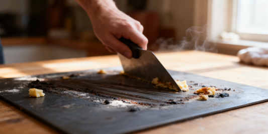 how to clean pizza steel without damaging it
