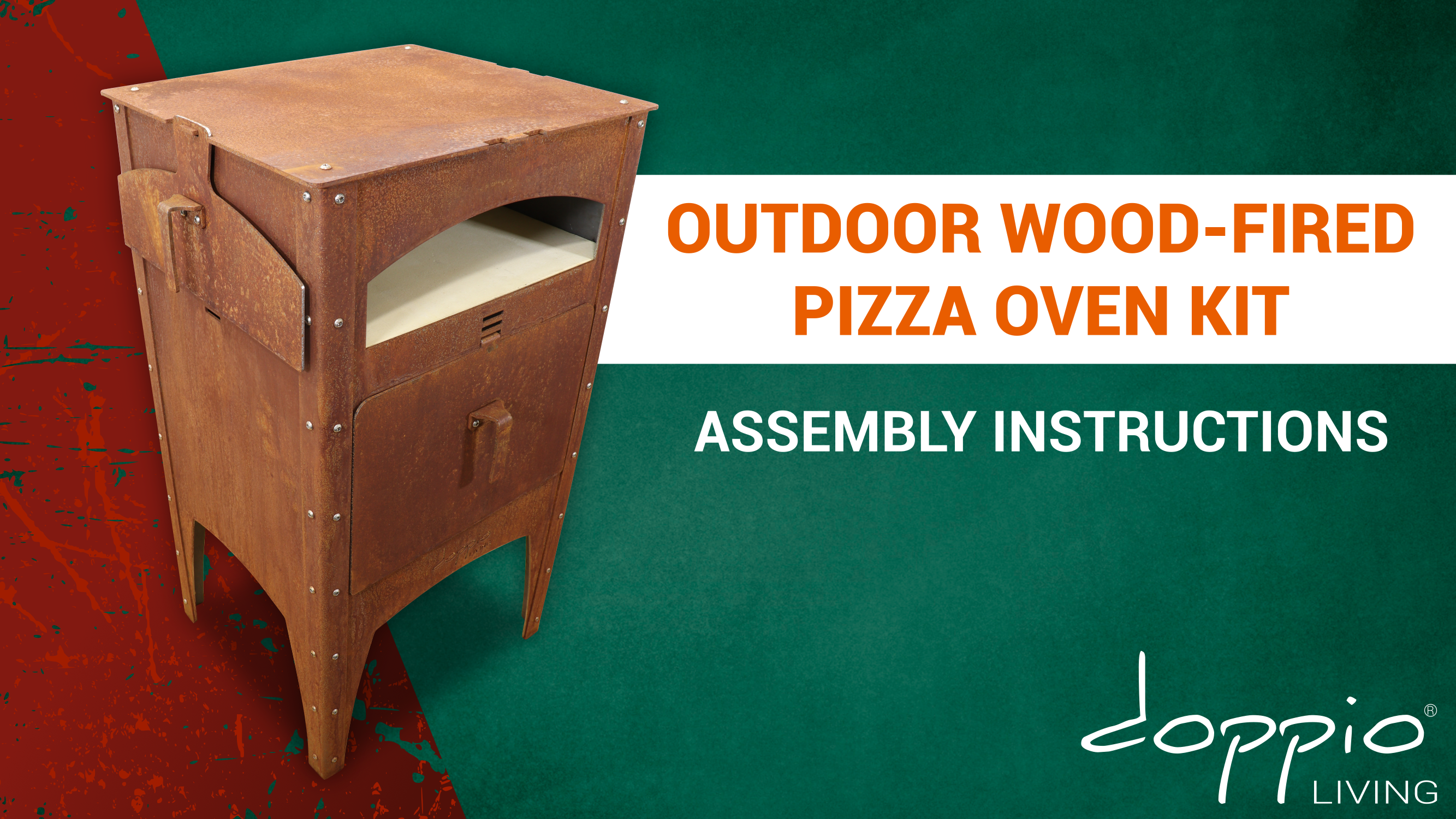 Load video: Assembly Instructions for Outdoor Wood-fired Pizza Oven